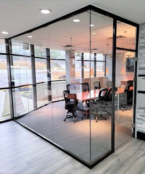 office glass partition